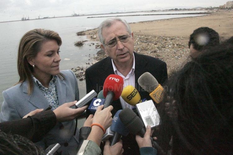 Cospedal durante su última visita a Melilla