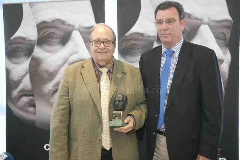 Amalio Jiménez y Antonio Miranda durante la presentación del certamen