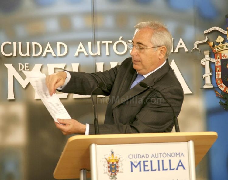 Juan José Imbroda, presidente de Melilla