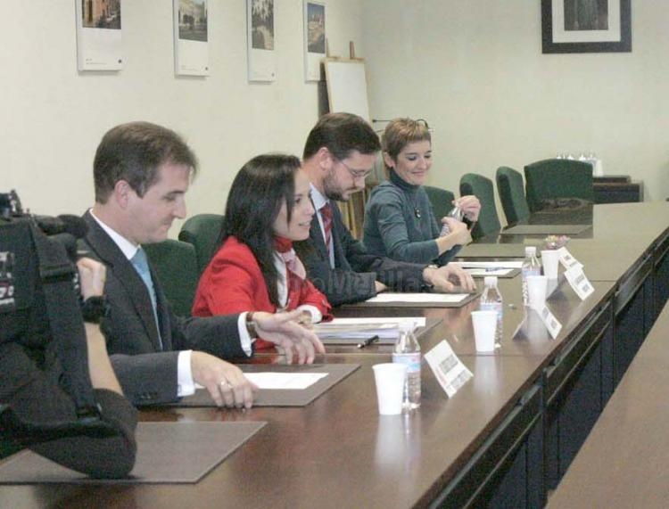 Beatriz Corredor durante su última visita a Melilla