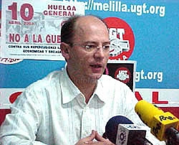 Ricardo Ruiz Varea, secretario general de la UGT-Melilla