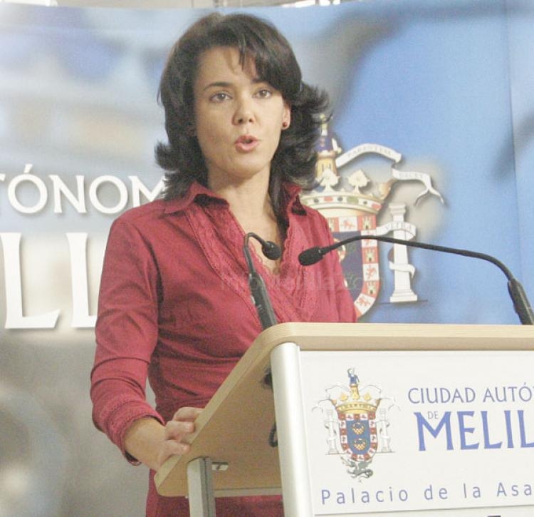 María Antonia Garbín, consejera de Bienestar Social de Melilla