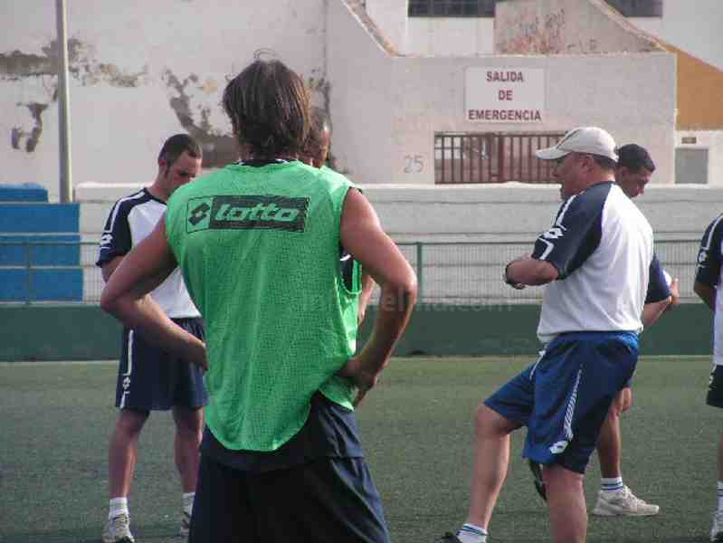 Este lunes tocó entrenamiento en "La Espiguera"