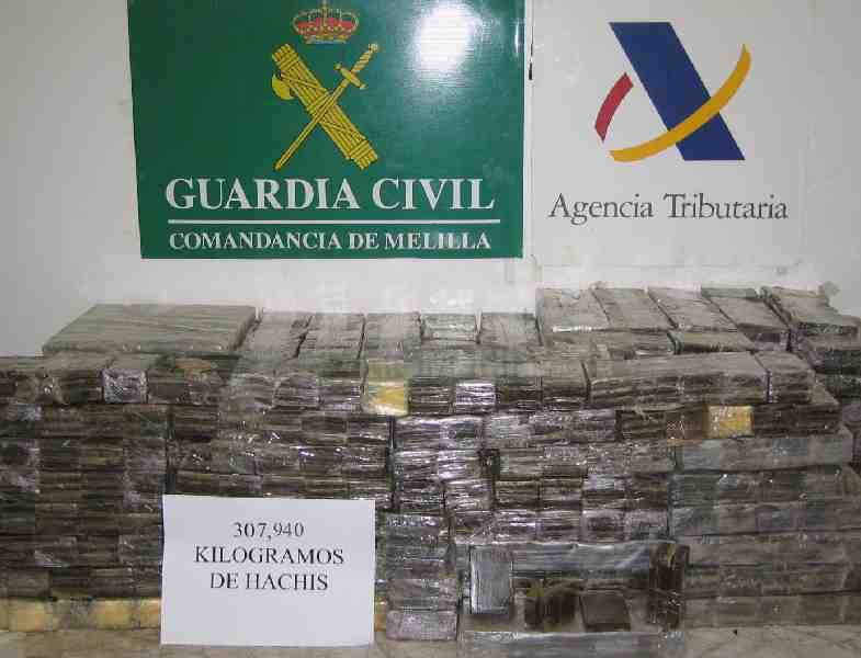 La Guardia Civil interviene más de 300 kilogramos de droga en los últimos diez días
