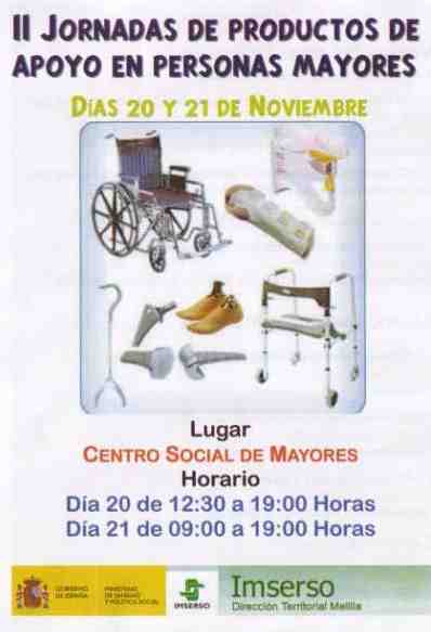 El Centro de Día del Imserso divulga la variedad de productos de apoyo para personas mayores