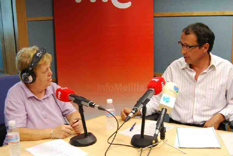 Dionisio Muñoz durante la entrevista concedida a RNE