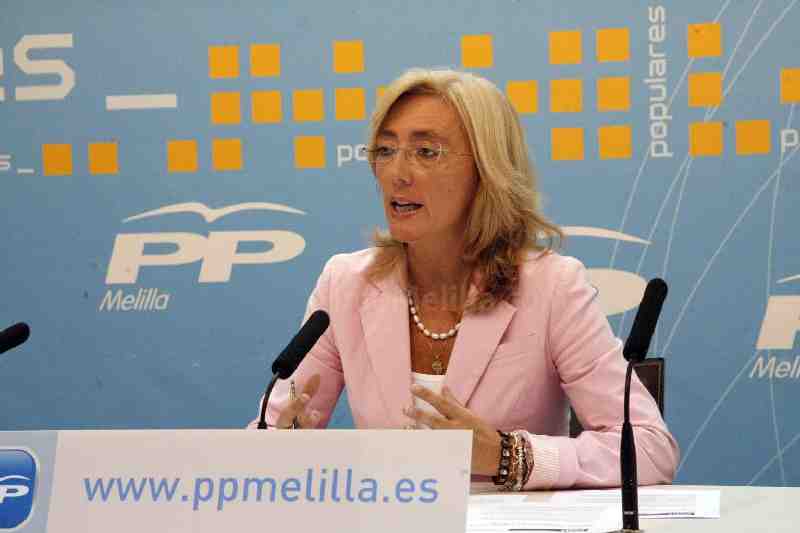 María del Carmen Dueñas, secretaria general del PP de Melilla