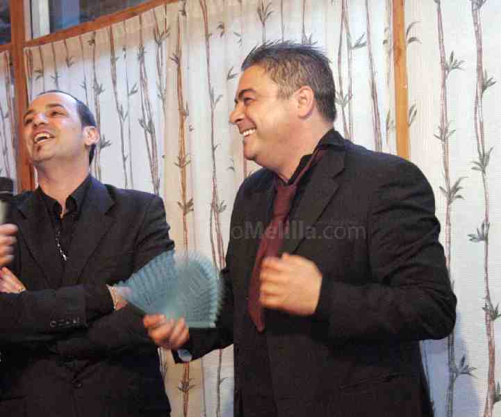 Juanma González y el bailaor.