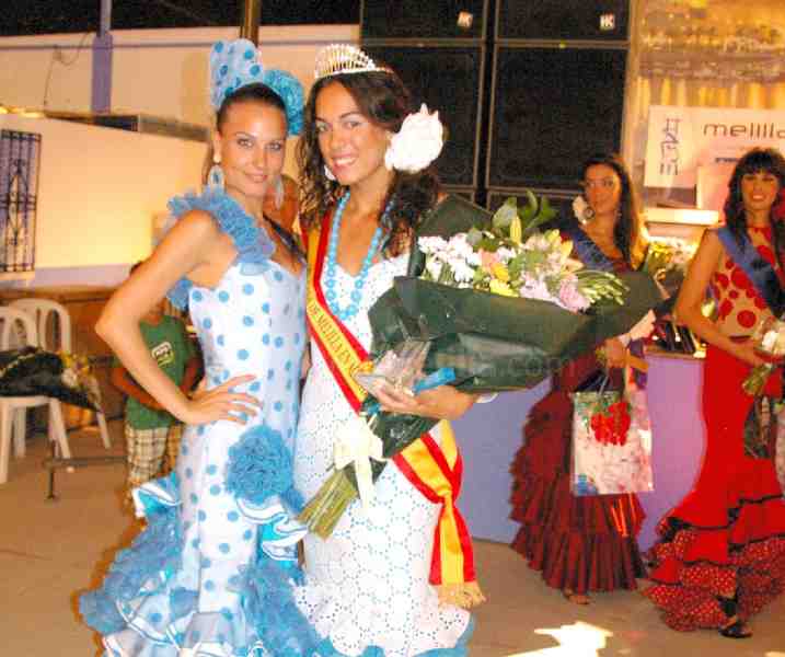 Cristina Merchán Fernandez, proclamada Reina de la Casa de Melilla en Málaga 2009