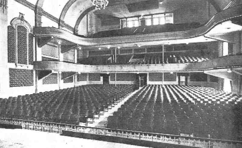 El interior del Teatro Kursaal original
