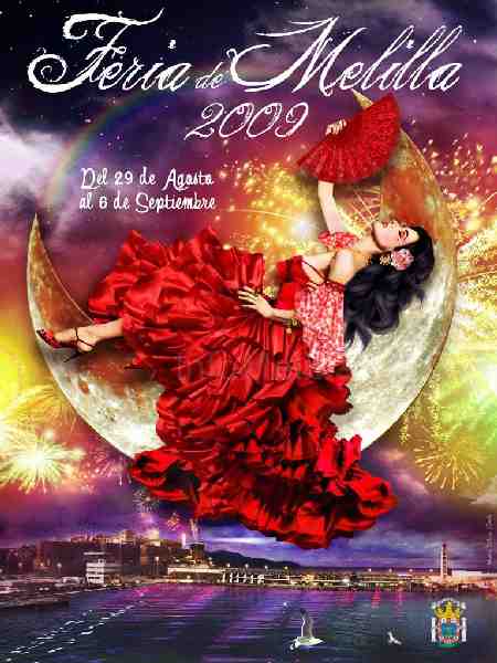 Cartel de la Feria de Melilla 2009