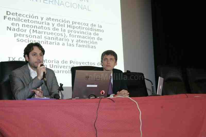 Durante la presentación del proyecto en el Campus de Melilla