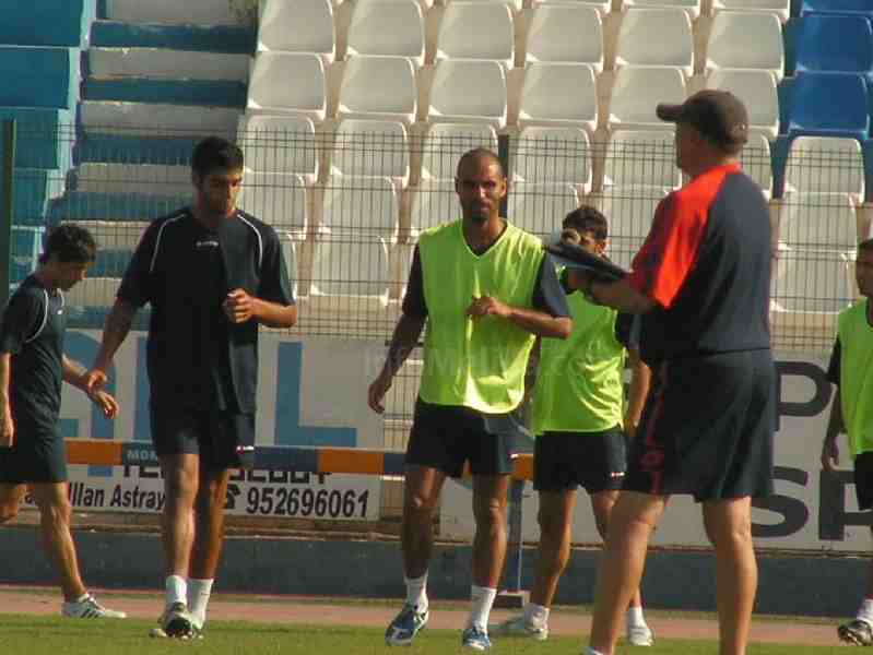 La plantilla en plenos entrenamientos
