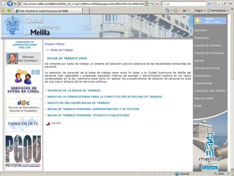 El Gobierno facilita el proceso de inscripción a través de un enlace web