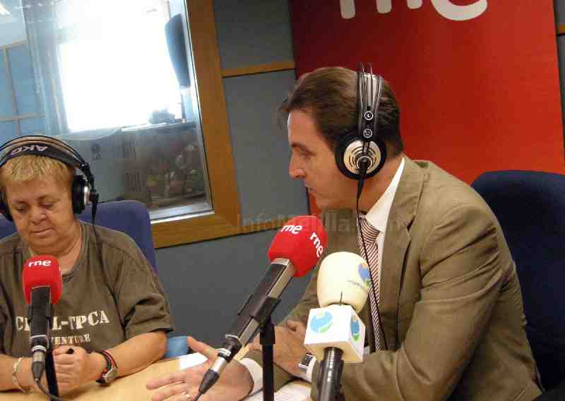 Gregorio Escobar durante su entrevista en RNE