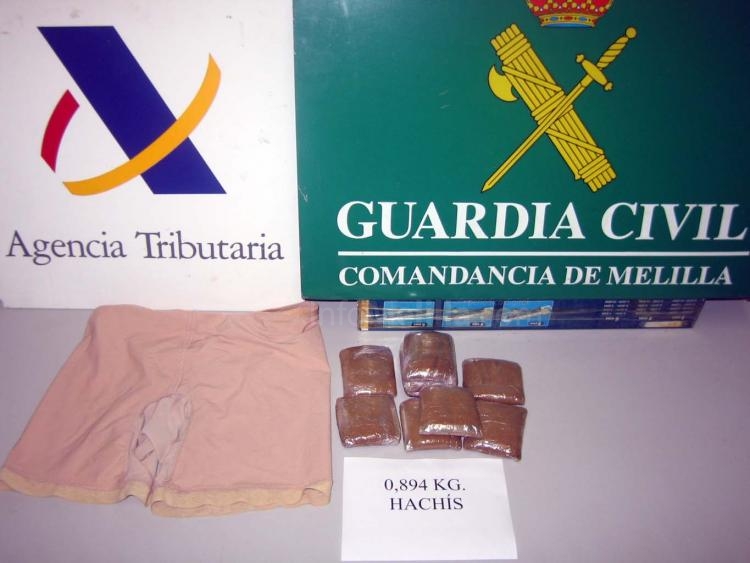 Intervenidos más de 130 kilos de droga y detenidas siete personas en Melilla en tan sólo seis días