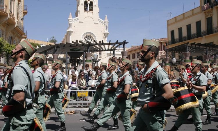 Efectivos del Tercio Gran Capìtán I de La Legión.
