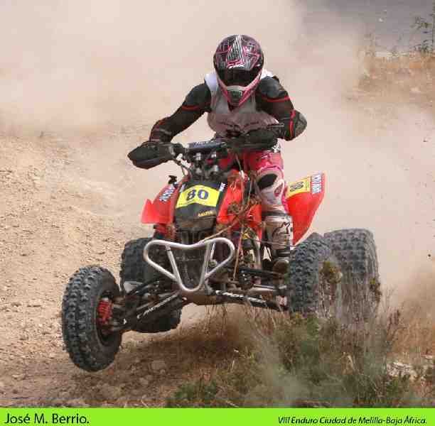 Motor (VIII Enduro “Ciudad de Melilla): Zaragoza, Tello y Berrio, líderes en el primer día de durísima etapa
