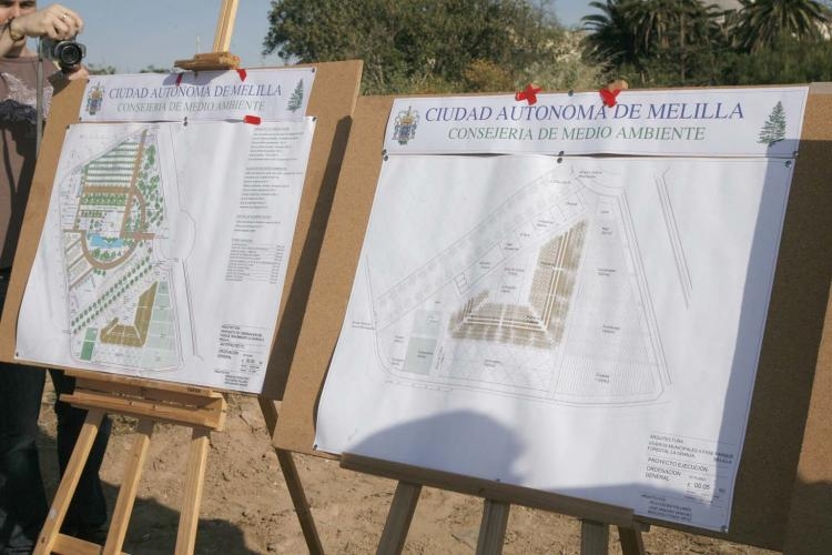 Colocada la primera piedra de los nuevos viveros municipales en la segunda fase de la Granja Agrícola