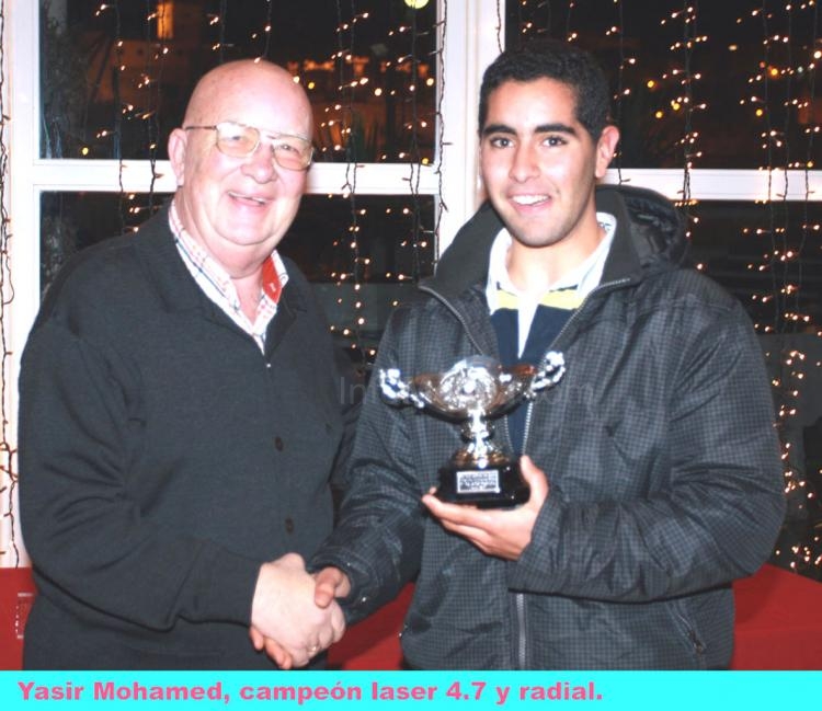 Yasir, Campeón de Laser 4.7 y Radial