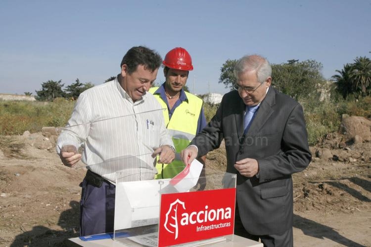 Colocada la primera piedra de los nuevos viveros municipales en la segunda fase de la Granja Agrícola