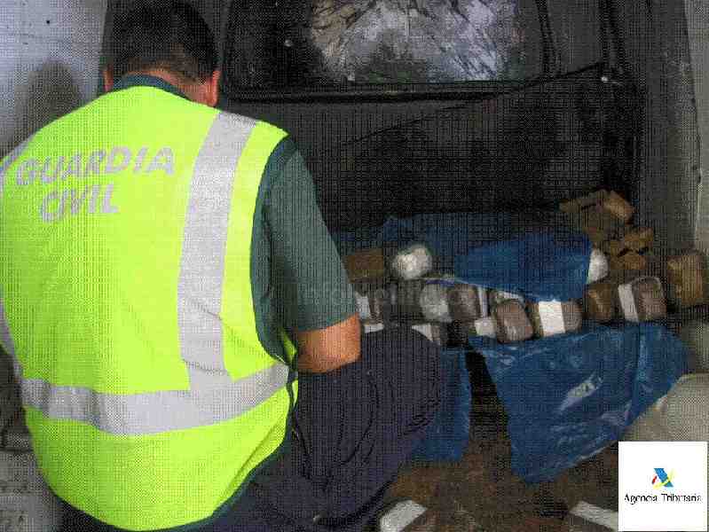 La Guardia Civil de Melilla aprehende más de 260 kilos de polen de hachís en el puerto