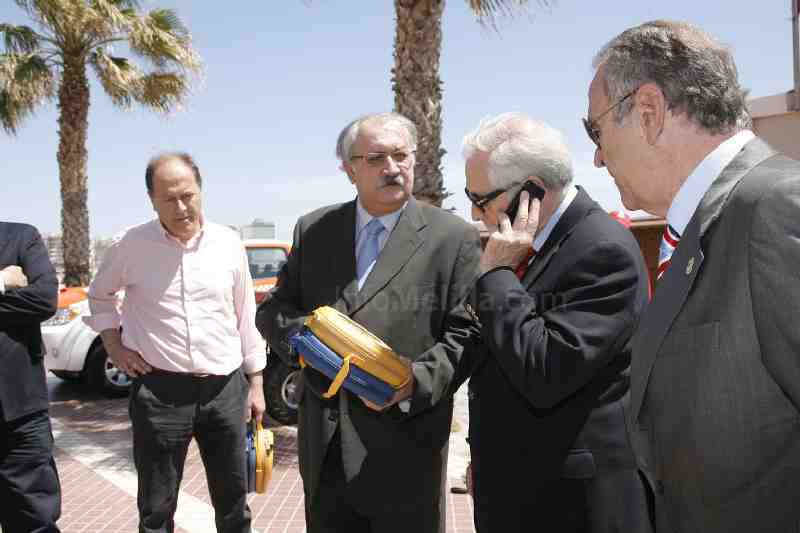 Un nuevo dispositivo permite a los socorristas de Melilla hacer la reanimación "in situ"