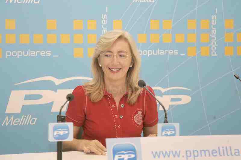 María del Carmen Dueñas, secretaria regional del PP de Melilla y Coordinadora de las Elecciones al
