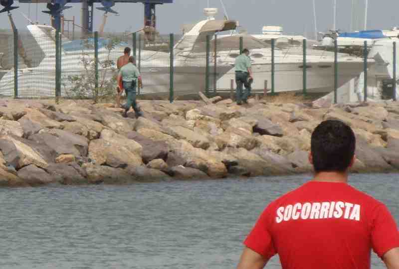 La Guardia Civil desalojó la zona