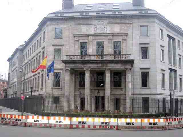 Fachada de la embajada española en Berlín