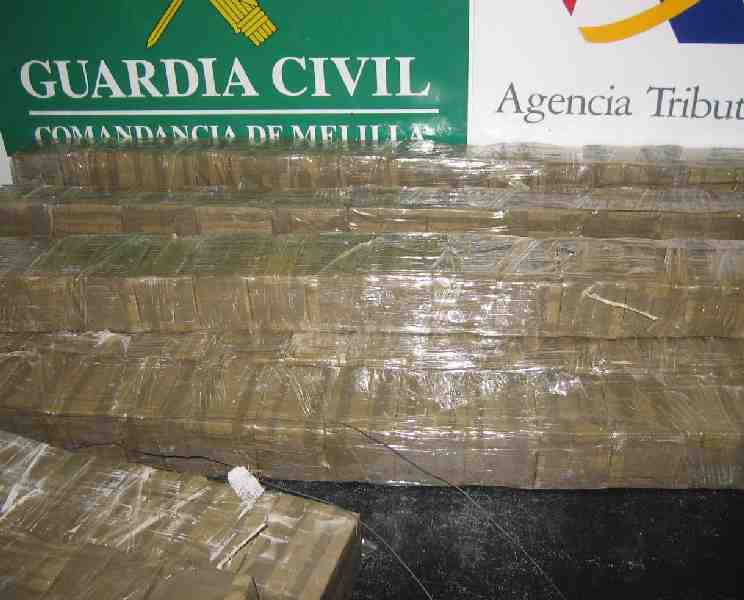 La Guardia Civil interviene 154 kilogramos de hachís en el puerto melillense