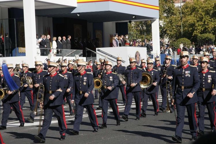 Un total de 616 soldados de Melilla han participado hoy lunes en el desfile de la Fiesta Nacional