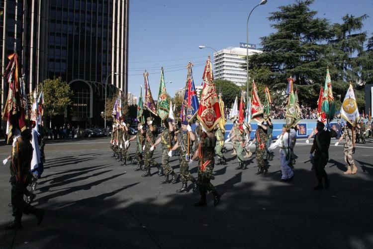 Un total de 616 soldados de Melilla han participado hoy lunes en el desfile de la Fiesta Nacional