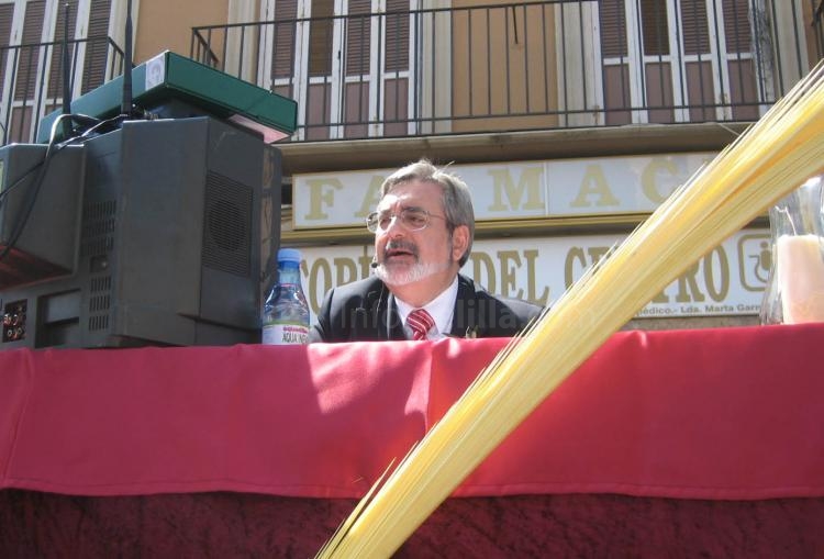 Carlos Rubiales, director y conductor de 'Cruz de Guía' de TVM.