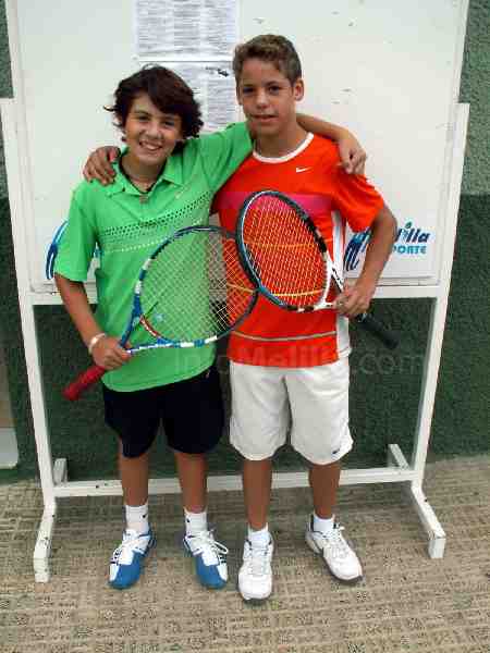 Los finalistas infantiles, Javier Aznar y Valentín Jiménez