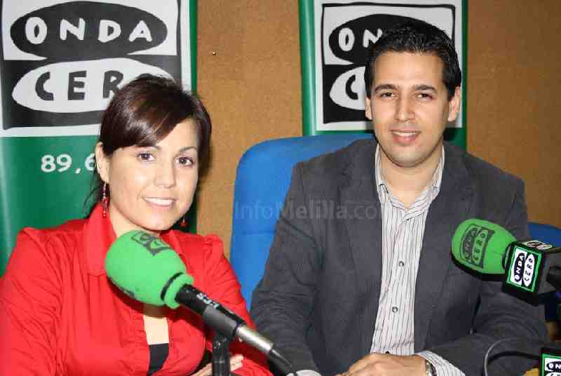 Nazaret García y Amin Azmani durante la entrevista en Onda Cero