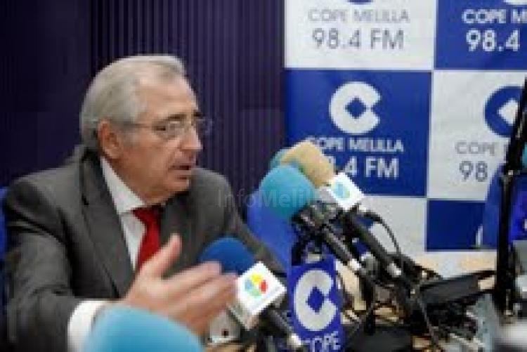 Juan José Imbroda durante una entrevista en la Cadena Cope
