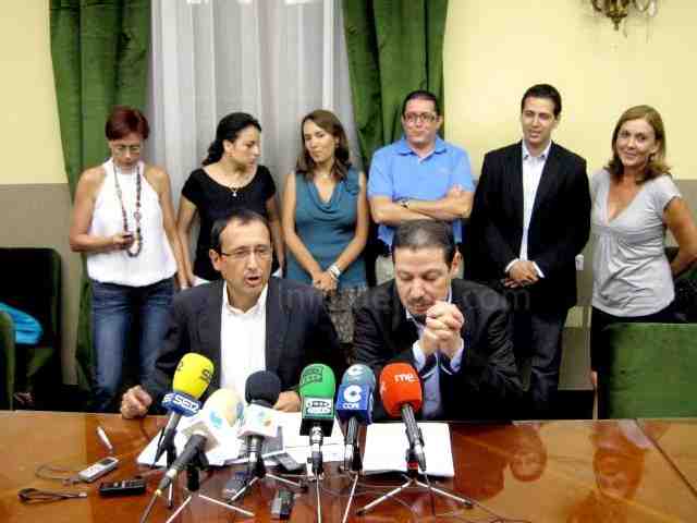 PSOE y CPM han dado una rueda de prensa conjunta