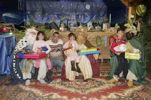 Los Reyes Magos de Oriente visitaron la prisión y dejaron regalos a los hijos de los internos