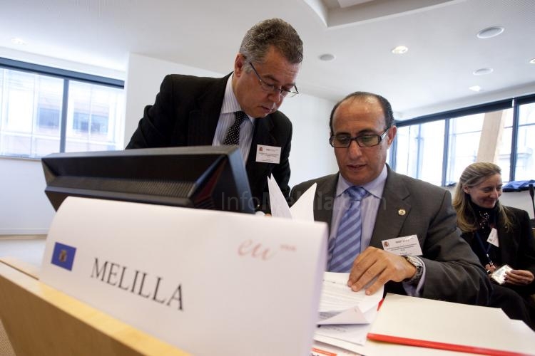 Abdelmalik el Barkani, consejero de Presidencia, en Bruselas