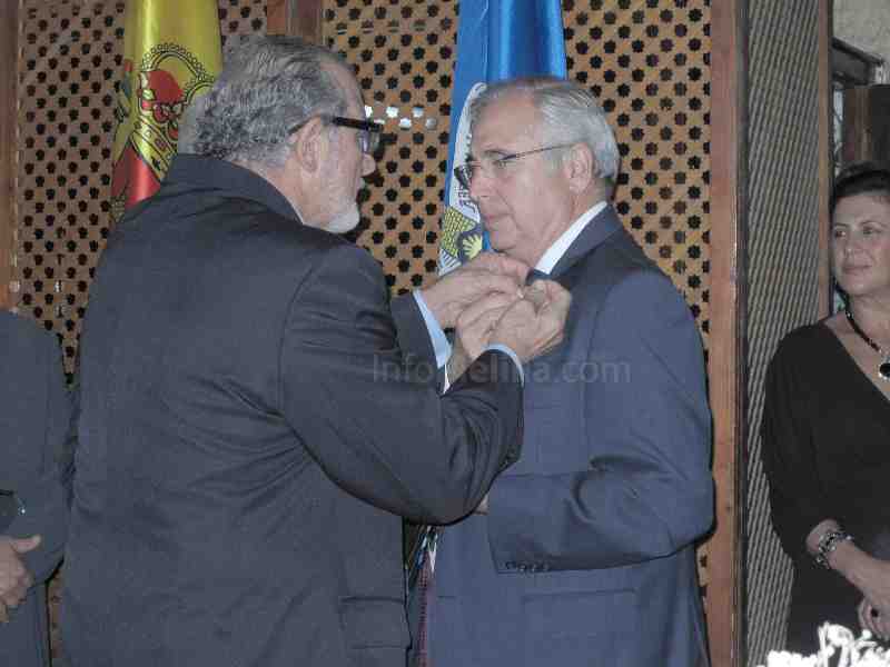 Juan José Imbroda, socio de honor del Club Scorpio de Aventuras en el XXV aniversario de su fundación