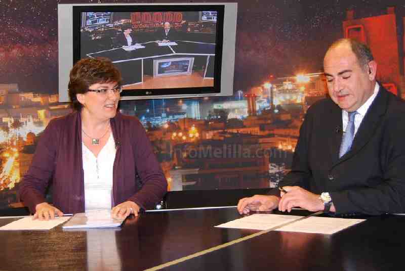 Sanjurjo durante la entrevista concedida a Cablemel Televisión
