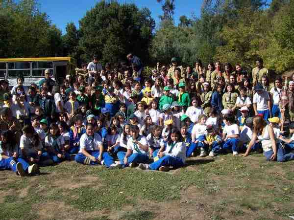 Más de 50 niños, niñas y jóvenes scouts de Melilla disfrutan de unos días de campamento en la sierra de Guadarrama
