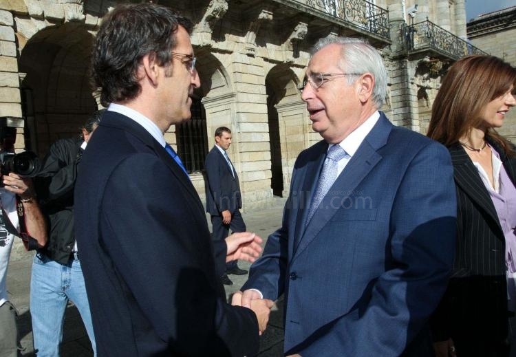 Imbroda transmite la admiración, el respeto y el cariño de Melilla por el pueblo gallego