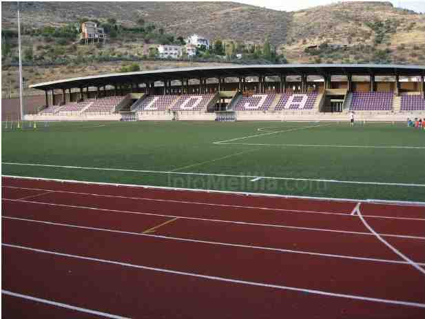 Aspecto del nuevo estadio lojeño "Medina Lauxa"