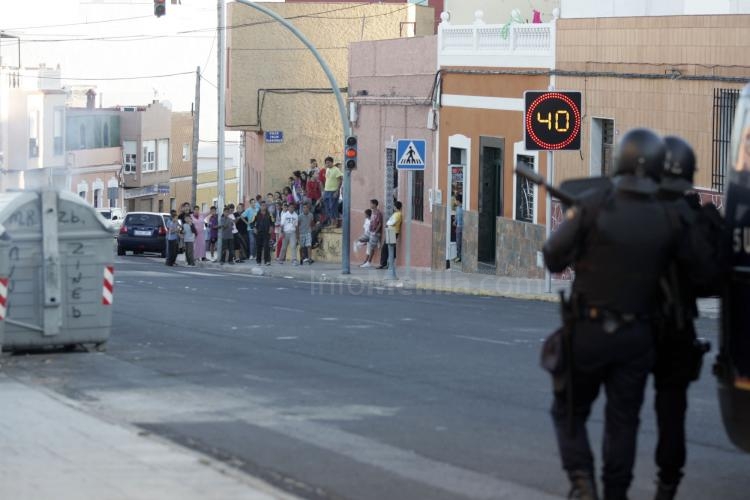 Un grupo reducido de jóvenes protagoniza nuevos incidentes, esta vez en Cabrerizas