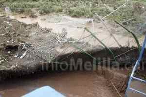 Las obras de reparación de la frontera de Melilla están practicamente terminadas