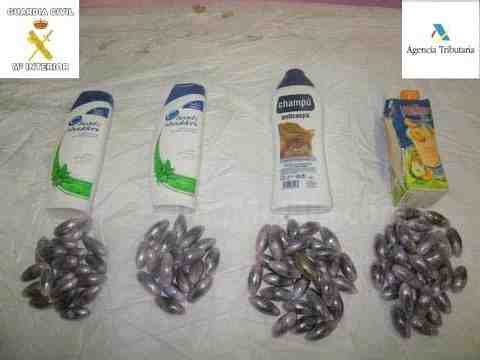 La Guardia Civil detiene a dos marroquíes que portaban 'bellotas' ingeridas
