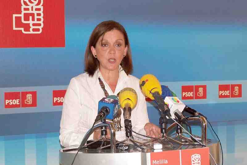 Celia Sarompas, portavoz Adjunta del Grupo Socialista de Melilla