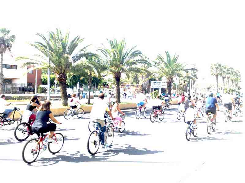 Imágen retrospectiva del "Día de la Bicicleta" en nuestra Ciudad